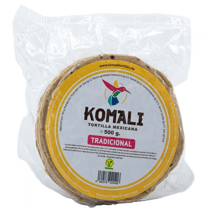 Gelbe Maistortillas, Komali, Ø15 cm